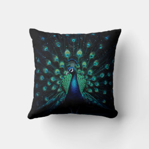 Coussin Belle Majestic Peacock Design
