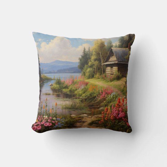 Coussin Belle nature paysage de paysage (Recto)