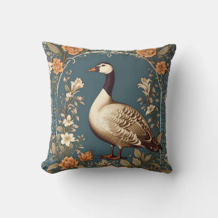 Coussin Belle Oie Vintage William Morris Inspiré