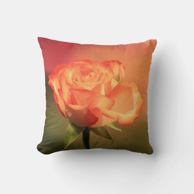 Coussin Belle photo de Rose romantique (Recto)