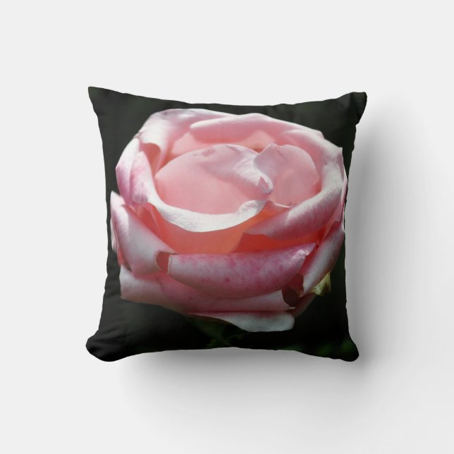 Coussin Belle Rose rose Gros plan (Recto)