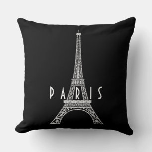 Coussin Belle tour blanche France Paris Eiffel
