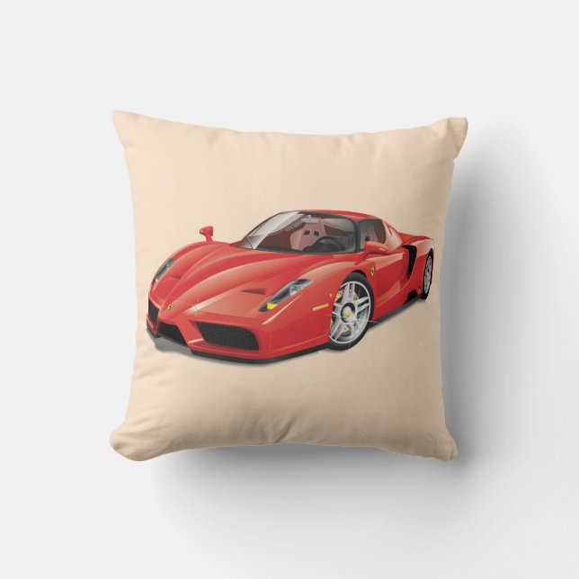 Coussin Belle Voiture De Sport De Luxe Pillow (Recto)