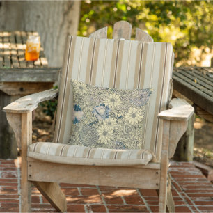 Coussin Belles fleurs abstraites vintage