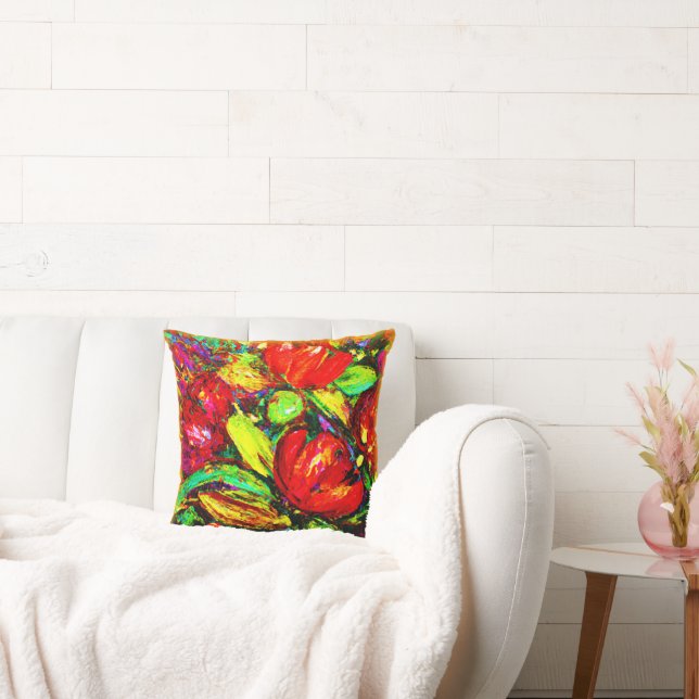 Coussin "Belles Fleurs" Beau Art. Acheter Maintenant (Canapé)