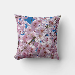 Coussin Belles fleurs de cerisiers de printemps