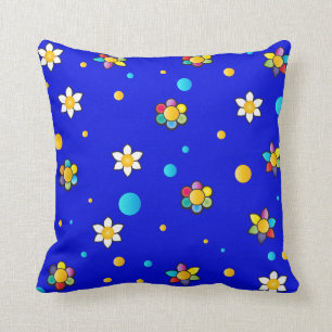 Coussin Belles fleurs mignonnes motif pour la chambre des 