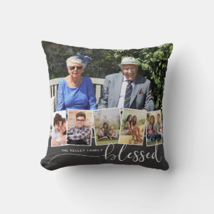 Coussin Bénie, Personnalisée 6 Photo Collage Famille