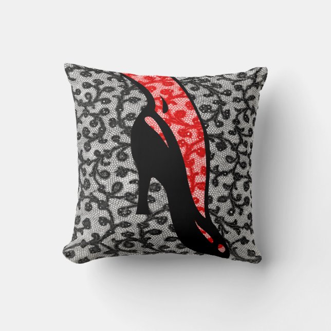 Coussin Béquille intéressante sur talon noir haute chaussu (Recto)