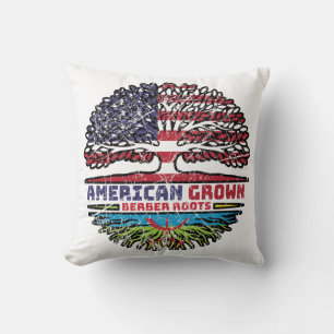 Coussin Berber Amazigh Etats-Unis Amérique Arbre des Etats