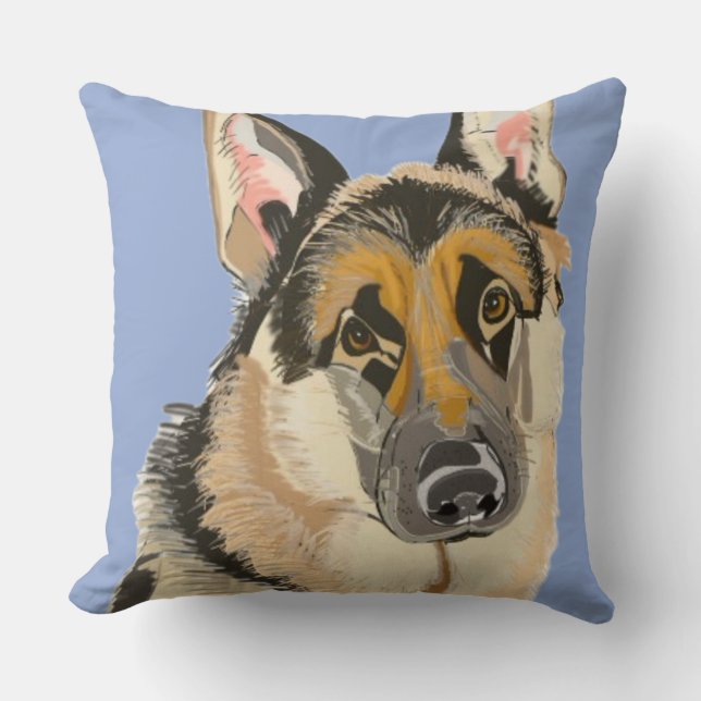 Coussin Berger allemand (Recto)