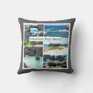 Coussin Bermudes Limestone Gris