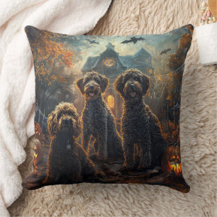 Coussin Bernedoodle Nuit d'Halloween Délice Canin