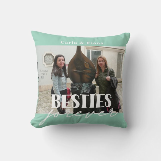 Coussin Besoins photo Meilleurs amis Cadeau Jeu d'oreiller (Recto)