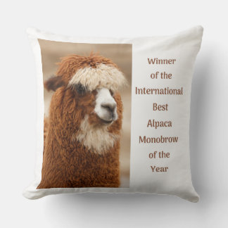 Coussin Best Alpaca Monobrow