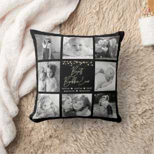 Coussin Best Bubbie Ever Gold Parties scintillant 8 Photo