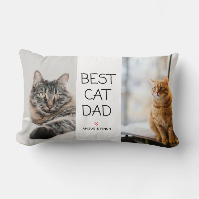 Coussin Best Cat Papa Lumbar (Recto)