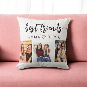 Coussin Best Friends Besties 3 Photo Collage Keepsaké
