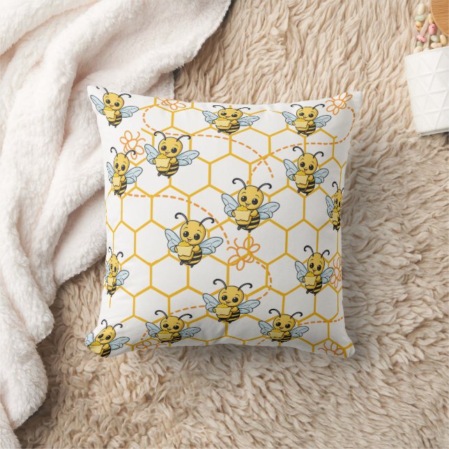 Coussin Beurre Bee Buzzing Impression (Couverture)
