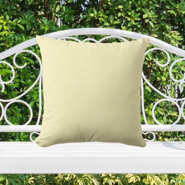 Coussin Beurre jaune uni (Créateur téléchargé)