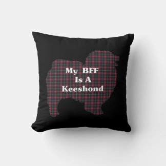 Coussin BFF Keeshond Lovers Cadeaux