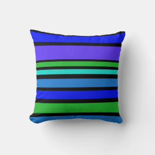 Coussin BG Stripes Motif couleur IV + votre arrière - plan