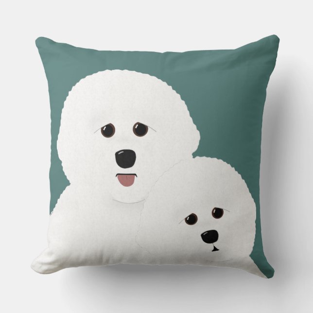 Coussin Bichon Frise (Recto)