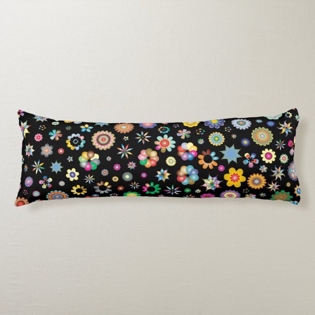 Coussin bicolore noir et vert (Devant)