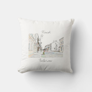 Coussin Biélorussie Б е л а р у с Pinsk Architecture Couss