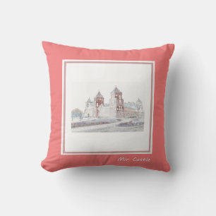Coussin Biélorussie Б е л р у с Château de Mir          