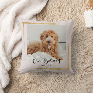 Coussin Bien-aimée Perte d'animal de compagnie Keepsaké Je