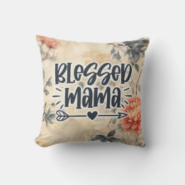 Coussin Bienheureux Jardin Mama Floral