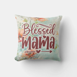 Coussin Bienheureux Jardin Mama Floral
