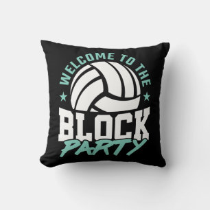 Coussin Bienvenue dans le jeu de volley-ball Funny Party B