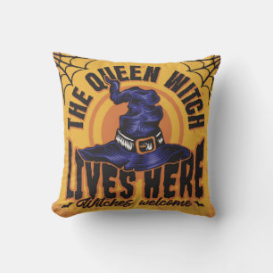 Coussin Bienvenue Halloween