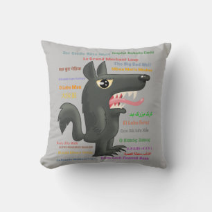 Coussin Big Bad Wolf