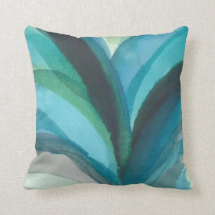 Coussin Big Blue Leaf I