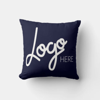 Coussin Big Business Logo Promo Marque Marine