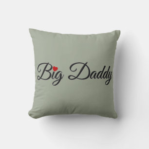 Coussin Big Daddy avec Red Heart