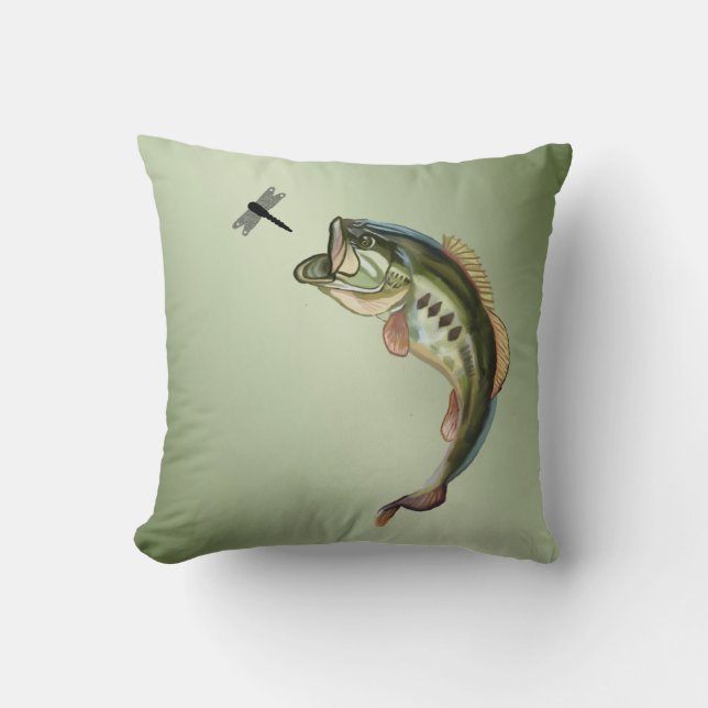 Coussin Bigmouth Bass pêche Dragonale (Recto)