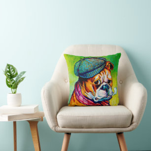 Coussin Bill Sykes par Louis Wain