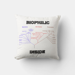 Coussin Biophile Dans L'Arbre Phylogénétique De La Biologi