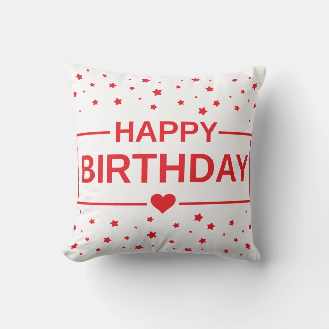 Coussin Birthday Wishes Pillow (Recto)