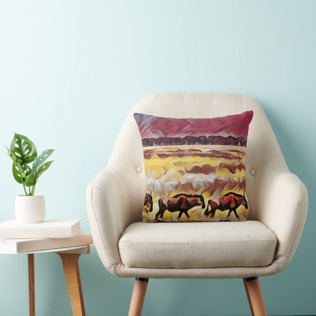 Coussin Bisons Maison Sur La Gamme Pop Art, Cushion (Chaise)