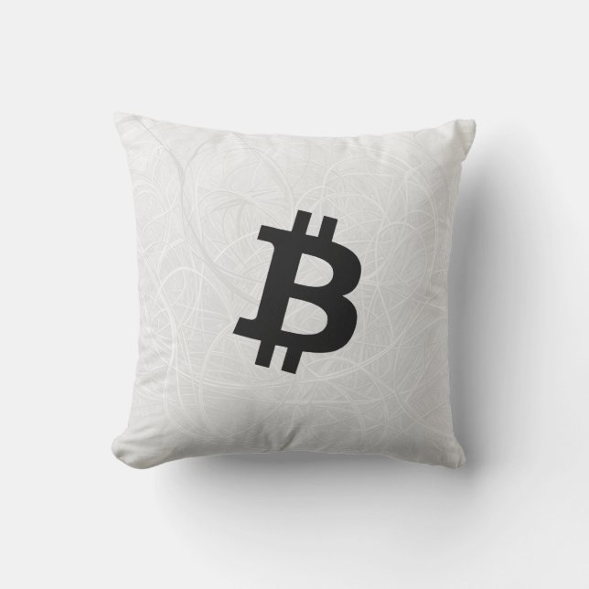 Coussin Bitcoin Neuron White (Recto)