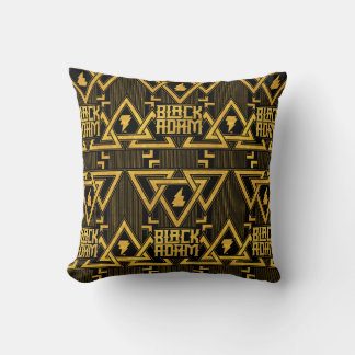 Coussin Black Adam Lightning Bolt Motif triangulaire