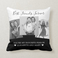 Black and White BFF Photo Collage Best Friends