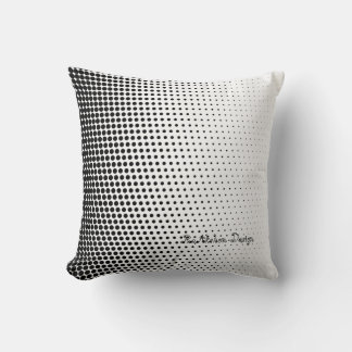 Coussin Black and white dot design fashionable pillow