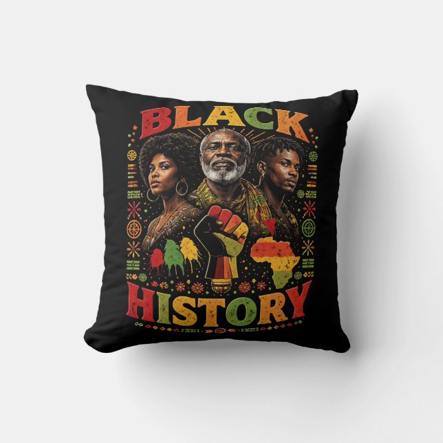 Coussin Black History (Recto)