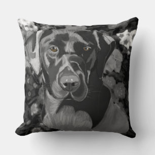 Coussin Black Labrador Cushion